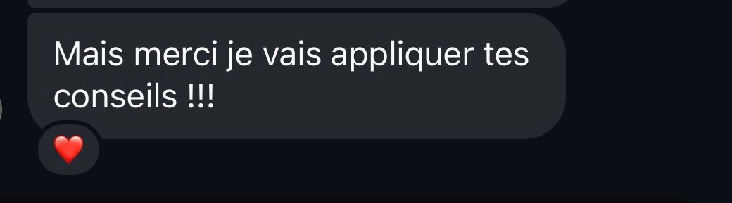 DM abonnée Instagram